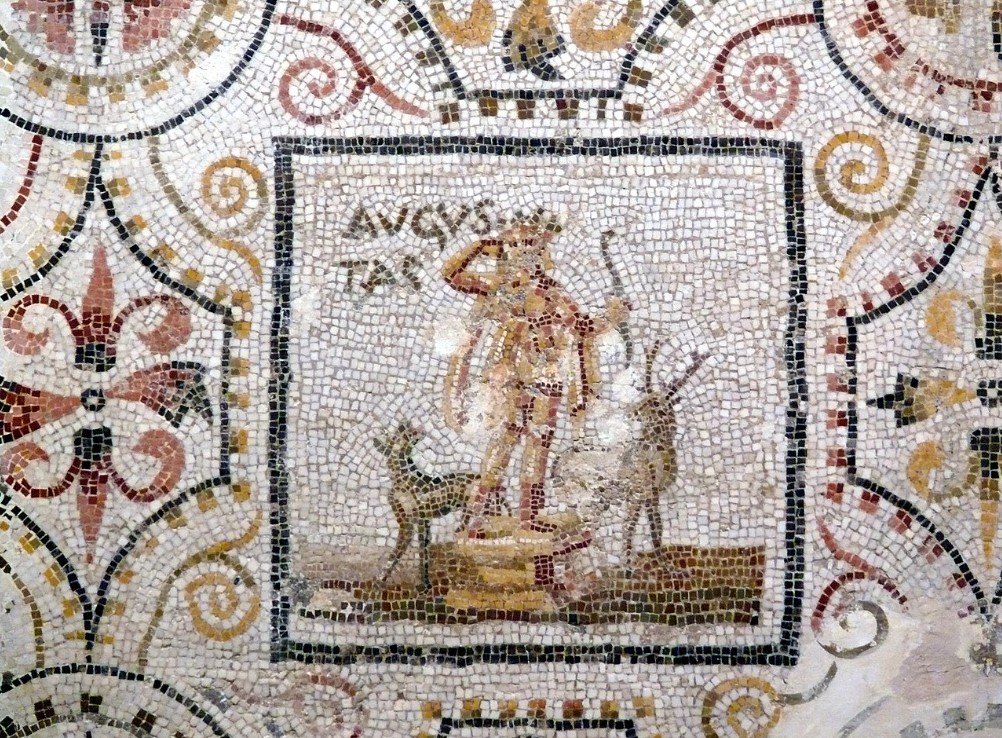 August panel - Roman mosaic of the months - Ad Meskens - Own work  El Jem Archeological Museum of Sousse  - © Ad Meskens / Wikimedia Commons  CC BY SA 3.0